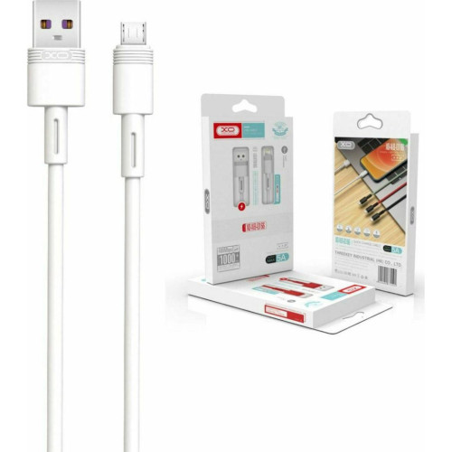 Дата кабель USB 2.0 AM to Micro 5P 1.0m 5A white XO (NB166-M-1-WH) – XO (вид 1)