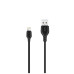 Дата кабель USB 2.0 AM to Lightning 2.0m 2.1A black XO (XO-NB-103-L-2-BK) – XO