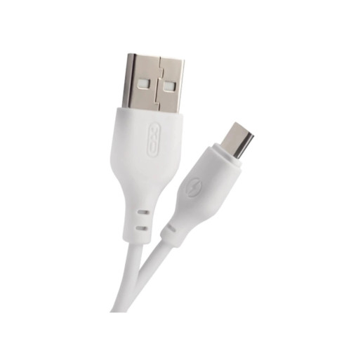 Дата кабель USB 2.0 AM to Micro 5P 1.0m 2.1A white XO (XO-NB-103-MC-1-WH) – XO