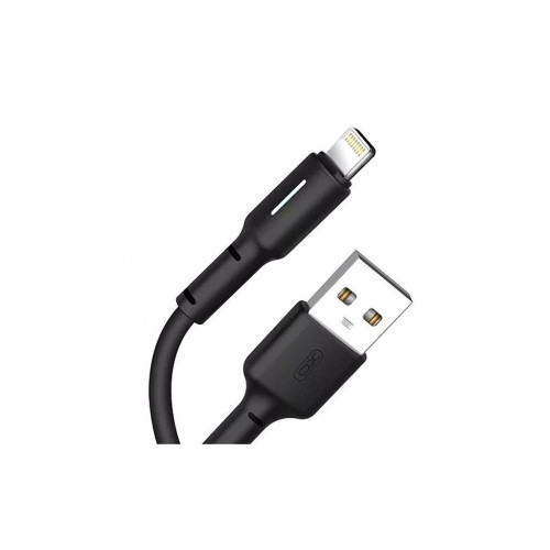 Дата кабель USB 2.0 AM to Lightning 1.0m 3A black XO (NB112-i-BK) – XO