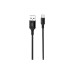 Дата кабель USB 2.0 AM to USB-C 1.0m braided black XO (XO-NB143C1-BK) – XO