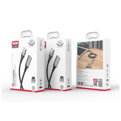Дата кабель USB 2.0 AM/AM 3.0m black XO (NB-219-USB-3m) – XO (вид 2)