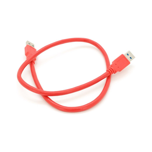 Дата кабель USB 3.0 AM/AM 0.6m red Voltronic (YT-3.0AM+AM-0.6R) – Voltronic