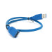 Дата кабель USB 3.0 AM/AF 0.5m blue Voltronic (YT-3.0AM\AF-0.5BL) – Voltronic (вид 1)