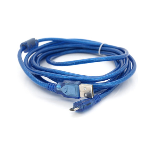 Дата кабель USB 2.0 AM to Micro 5P 3.0m blue Voltronic (YT-AM/Mc-3B/02140) – Voltronic