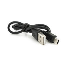 Дата кабель USB 2.0 AM to Mini 5P 0.4m black Voltronic (YT-C/AM-0.4MnB/21040)