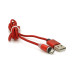 Дата кабель USB 2.0 to Micro 5P 1.0m 2A magnetic nylon red PiPo (18164) – Pipo