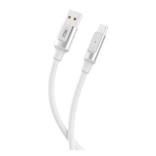 Дата кабель USB 2.0 AM to Micro 5P 1.0m 6A silicone white XO (NB251_M_White) – XO
