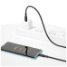 Дата кабель USB-C to USB-C 1.0m 100W braided black XO (NBQ199_С_Black) – XO (вид 1)