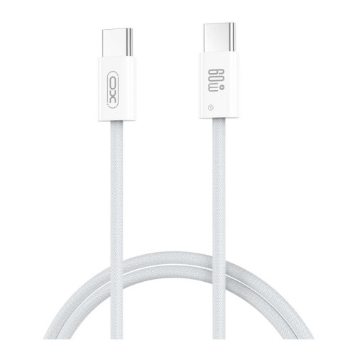Дата кабель USB-C to USB-C 1.0m 60W white XO (NBQ273_C_White) – XO