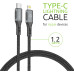 Дата кабель USB-C to Lightning 1.2m CBGPD30WTL1 30W grey Intaleo (1283126518089) – Intaleo (вид 2)