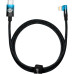 Дата кабель USB-C to Lightning 1.0m 20W 90° corner black/blue Baseus (CAVP000221) – Baseus