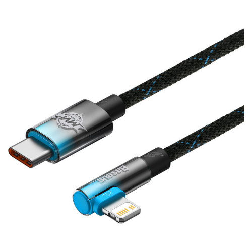 Дата кабель USB-C to Lightning 1.0m 20W 90° corner black/blue Baseus (CAVP000221) – Baseus (вид 2)