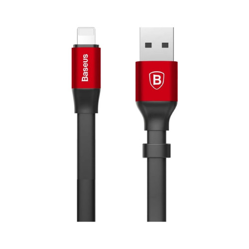 Дата кабель USB 2.0 AM to Lightning 0.23m 2A black/red Baseus (CALMBJ-B91) – Baseus (вид 1)