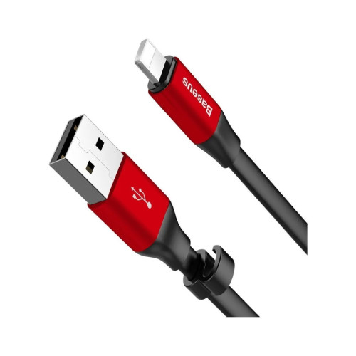 Дата кабель USB 2.0 AM to Lightning 0.23m 2A black/red Baseus (CALMBJ-B91) – Baseus (вид 2)