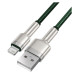 Дата кабель USB 2.0 AM to Lightning 2.0m 2.4A metal green Baseus (CALJK-B06) – Baseus (вид 2)