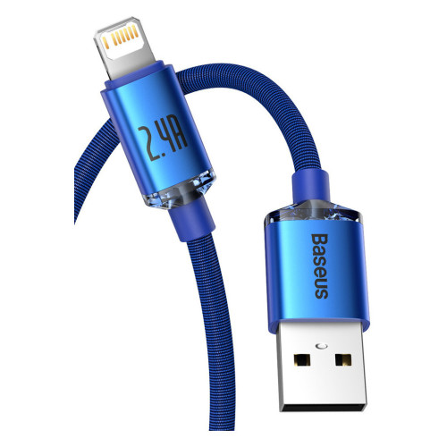 Дата кабель USB 2.0 AM to Lightning 1.2m 2.4A blue Baseus (CAJY000003) – Baseus (вид 1)
