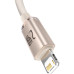 Дата кабель USB 2.0 AM to Lightning 1.2m 2.4A pink Baseus (CAJY001104) – Baseus (вид 1)