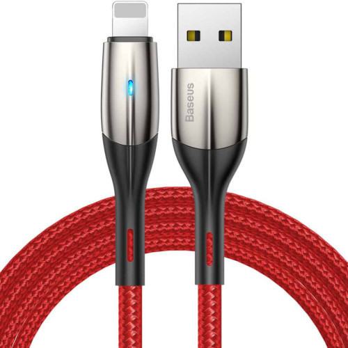 Дата кабель USB 2.0 AM to Lightning 2.0m 2.4A red Baseus (CALSP-C09) – Baseus