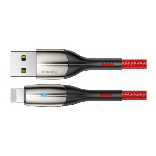 Дата кабель USB 2.0 AM to Lightning 2.0m 2.4A red Baseus (CALSP-C09) – Baseus (вид 1)