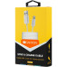Дата кабель USB 2.0 AM to Lightning 1.0m White Canyon (CNE-CFI1W) – CANYON (вид 1)