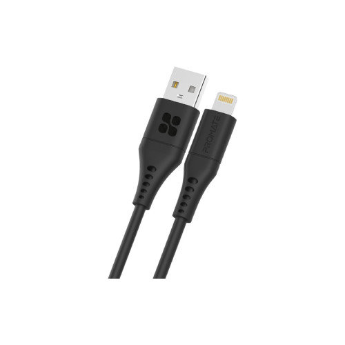 Дата кабель USB 2.0 AM to Lightning 2.0m black Promate (powerlink-ai200.black) – Promate