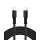 Дата кабель USB-C to USB-C 3.0m 240W black Belkin (CAB025HQ3MBK)
