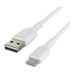 Дата кабель USB 2.0 AM to USB-C 1.0m PVC white Belkin (CAB001BT1MWH) – Belkin (вид 2)