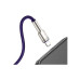 Дата кабель USB 2.0 AM to Lightning 2.0m 2.4A metal purple Baseus (CALJK-B05) – Baseus (вид 2)