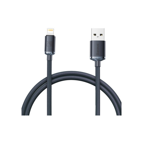 Дата кабель USB 2.0 AM to Lightning 1.2m 2.4A black Baseus (CAJY000001) – Baseus