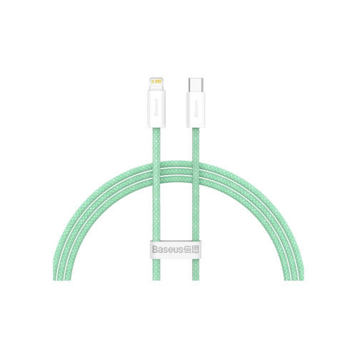Дата кабель USB-C to Lightning 2.0m 20W green Baseus (CALD000106) – Baseus