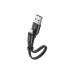 Дата кабель USB 2.0 AM to Lightning 0.23m 2A black Baseus (CALMBJ-B01) – Baseus (вид 1)