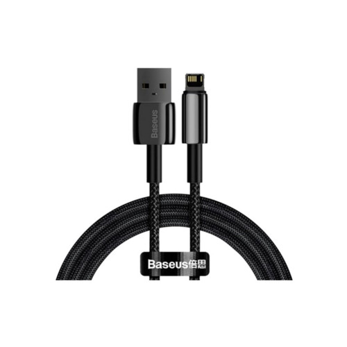 Дата кабель USB 2.0 AM to Lightning 1.0m 2.4A black Baseus (CALWJ-01) – Baseus