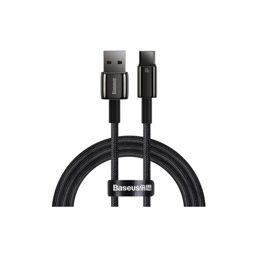 Дата кабель USB 2.0 AM to USB-C 1.0m 100W black Baseus (CAWJ000001) – Baseus