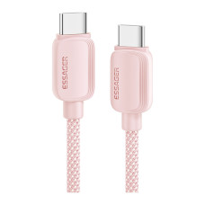 Дата кабель USB-C to USB-C 1.0m 100W pink Essager (EXCTT1-WL04-P)
