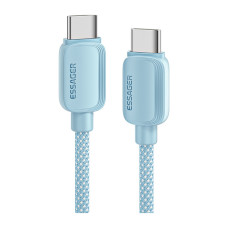 Дата кабель USB-C to USB-C 2.0m 100W blue Essager (EXCTT1-WLA03-P)