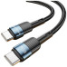 Дата кабель USB-C to USB-C 1.0m 100W blue Essager (EXCTT1-XC03) – Essager (вид 1)