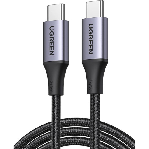 Дата кабель USB-C to USB-C 1.0m 240W US535 space gray Ugreen (15311) – UGREEN