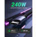 Дата кабель USB-C to USB-C 1.0m 240W US535 space gray Ugreen (15311) – UGREEN (вид 2)