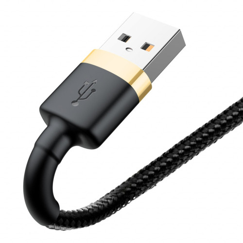 Дата кабель USB 2.0 AM to Lightning 3.0m 2.0A gold-black Baseus (CALKLF-RV1) – Baseus (вид 1)