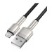Дата кабель USB 2.0 AM to Lightning 2.0m 2.4A metal black Baseus (CALJK-B01) – Baseus (вид 1)