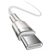 Дата кабель USB-C to USB-C 1.0m 100W metal white Baseus (CATJK-C02) – Baseus (вид 1)