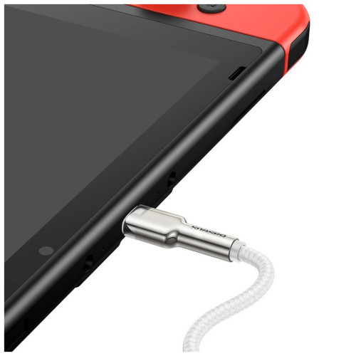 Дата кабель USB-C to USB-C 1.0m 100W metal white Baseus (CATJK-C02) – Baseus (вид 2)