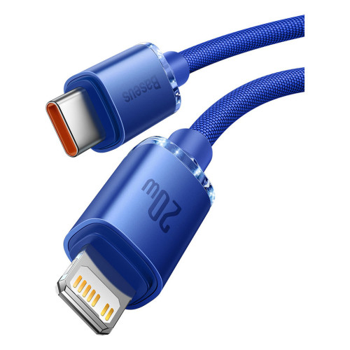 Дата кабель USB-C to Lightning 1.2m 20W blue Baseus (CAJY000203) – Baseus (вид 1)