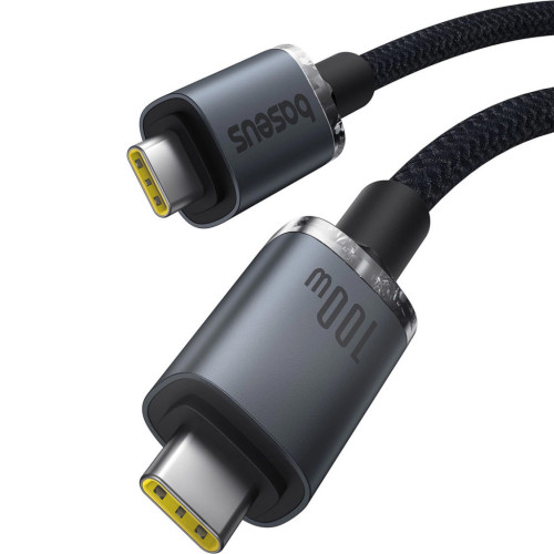 Дата кабель USB-C to USB-C 1.5m 100W USB3.2 20Gb black Baseus (P10318204111-00) – Baseus (вид 2)