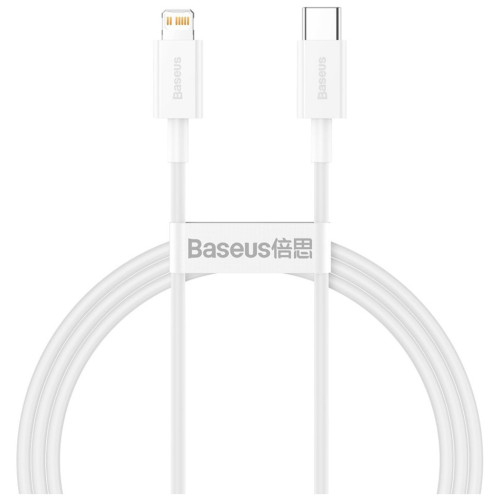 Дата кабель USB-C to Lightning 2.0m 20W white Baseus (CATLYS-C02) – Baseus