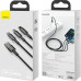 Дата кабель USB 2.0 AM to Lightning + Micro 5P + Type-C 1.5m 3.5A black Baseus (CAMLTWJ-01) – Baseus (вид 2)