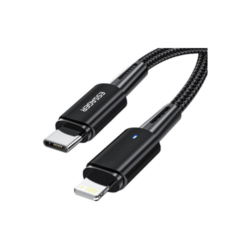 Дата кабель USB-C to Lightning 2.0m 20W black Essager (EXCTL-CGA01) – Essager (вид 1)