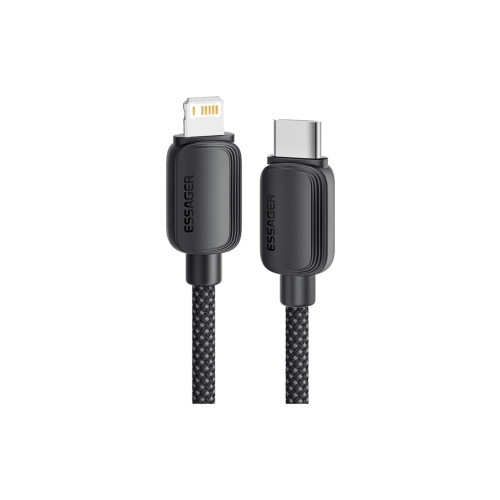 Дата кабель USB-C to Lightning 2.0m 20W black Essager (EXCTL-WLA01-P) – Essager