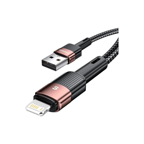 Дата кабель USB 2.0 AM to Lightning 2.0m 2.4A brown Essager (EXCL-XCA12) – Essager (вид 1)